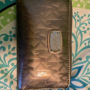 Michael Kors silver wallet